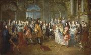 unknow artist Mariage de Louis de France oil painting on canvas